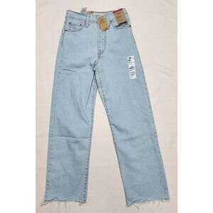 Levi's ribcage straight ankle women size W25''x L27''-button fly